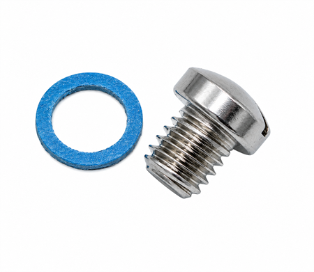 Oil drain plug 110S including gasket
