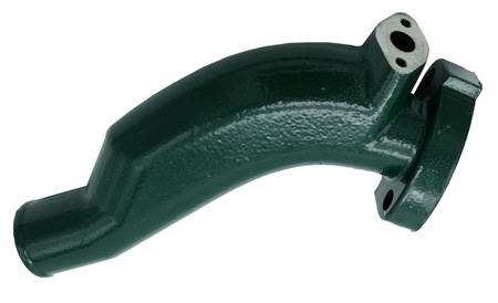 Exhaust bend MD1, 2, 3, 6, 7, 11, 17 with flange - iron cast