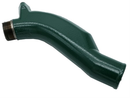 Exhaust bend MD1, 2, 3, 6, 7, 11, 17 with thread - iron cast