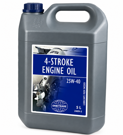 Motorolja 4-takt, SAE 25W-40, dunk 5L
