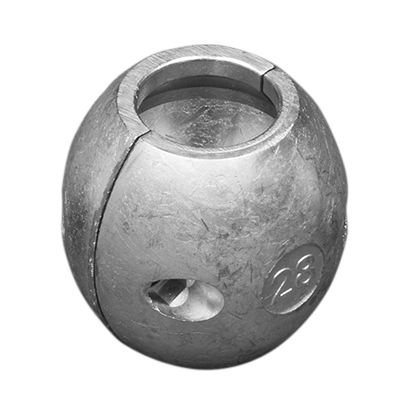 Axelanod Zink Strömlinjeformad 28mm